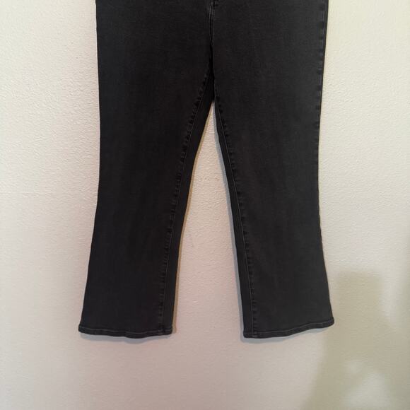 Madewell Cali Demi Boot Jeans in Black Size 32 - Picture 5 of 8